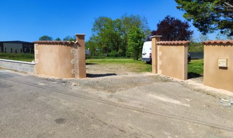 Création d'entrée de propriété à Lentilly