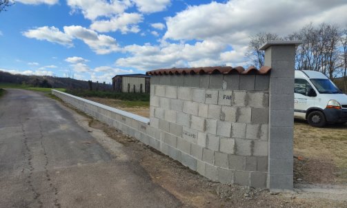 Création d'entrée de propriété à Lentilly