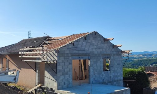 Création d'une extension de maison individuelle à Val d'Oingt